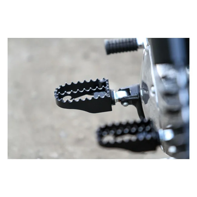 Burly MX foot pegs. Black