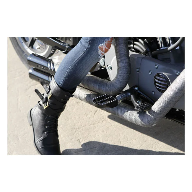 Burly MX foot pegs. Black
