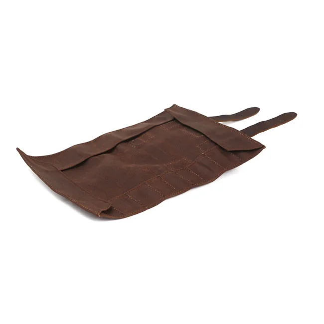 Longride Toolroll waxed cotton. Brown