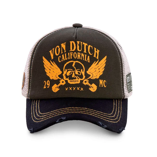 Von Dutch Dutch Crew cap black/orange