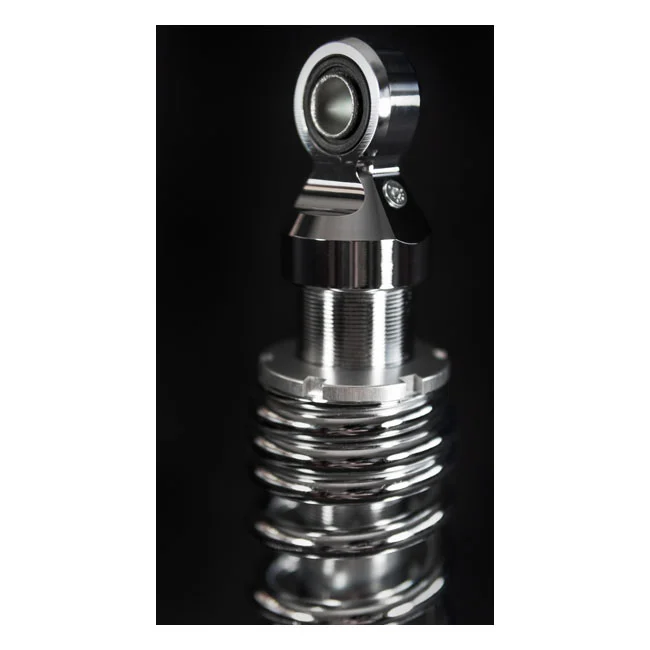 Bitubo WME dual shock absorber set. Chrome. 356mm