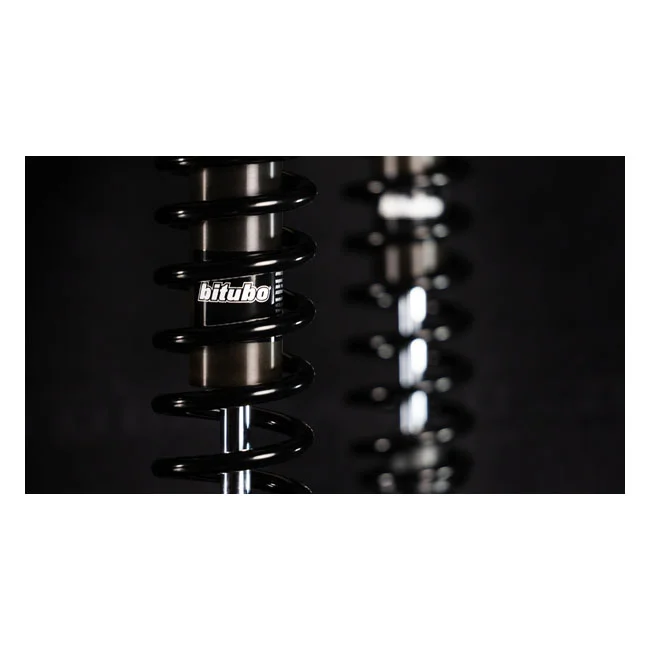 Bitubo WME dual shock absorber set. Black. 296mm