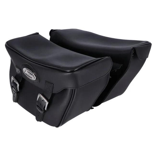 Longride Univ. Iparex saddlebags CIL135. Black smooth