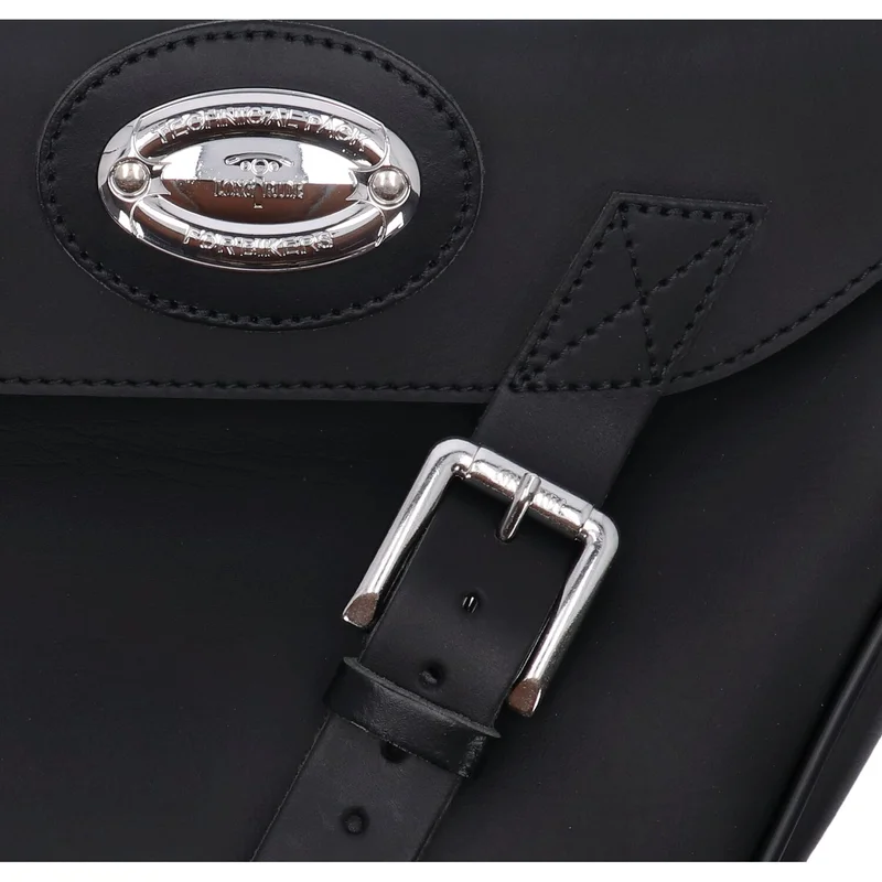 Longride Univ. Iparex saddlebags CIL135. Black smooth