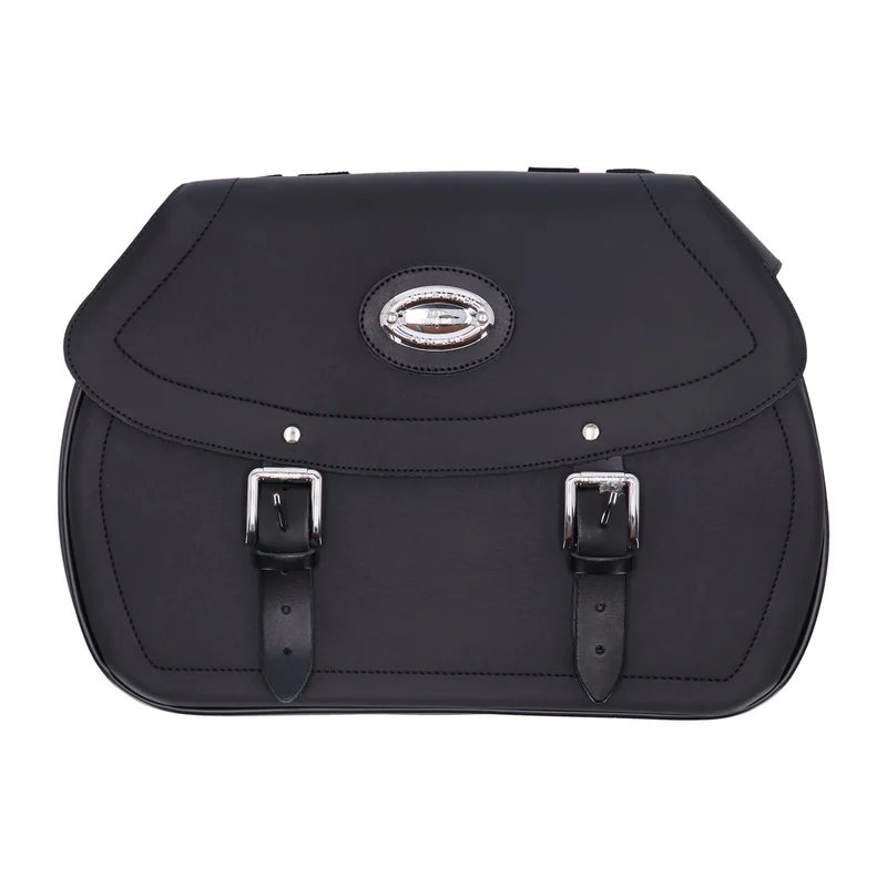 Longride Univ. Iparex saddlebags CIL138. Black smooth