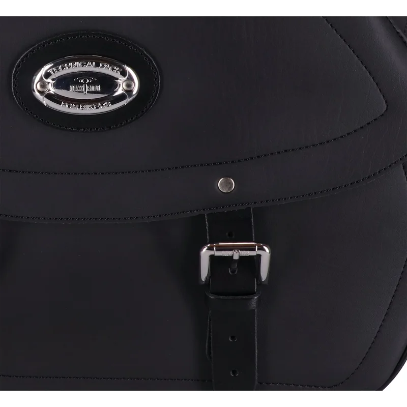 Longride Univ. Iparex saddlebags CIL138. Black smooth