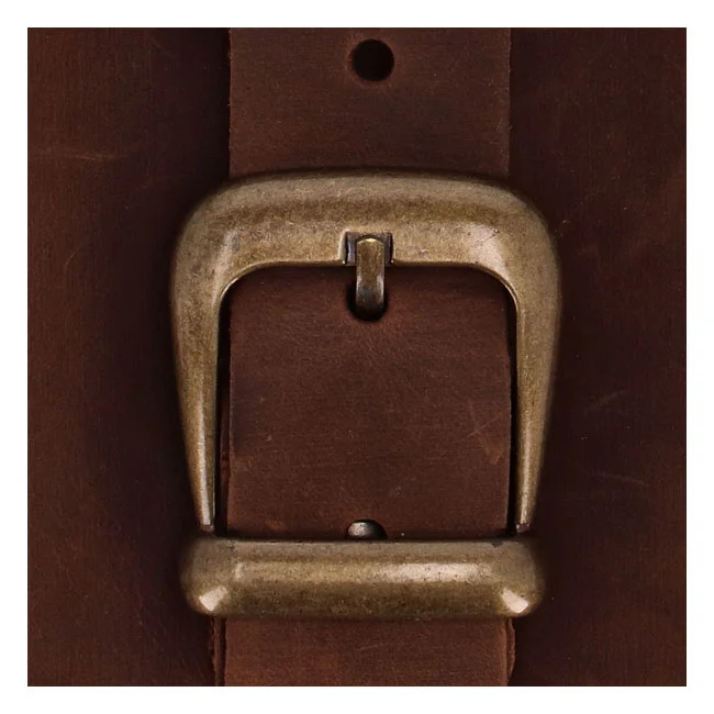 Longride Swingarm bag. Smooth, brown leather