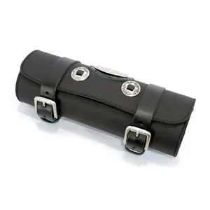 Longride Longride, genuine leather tool roll 2.8L. Smooth black
