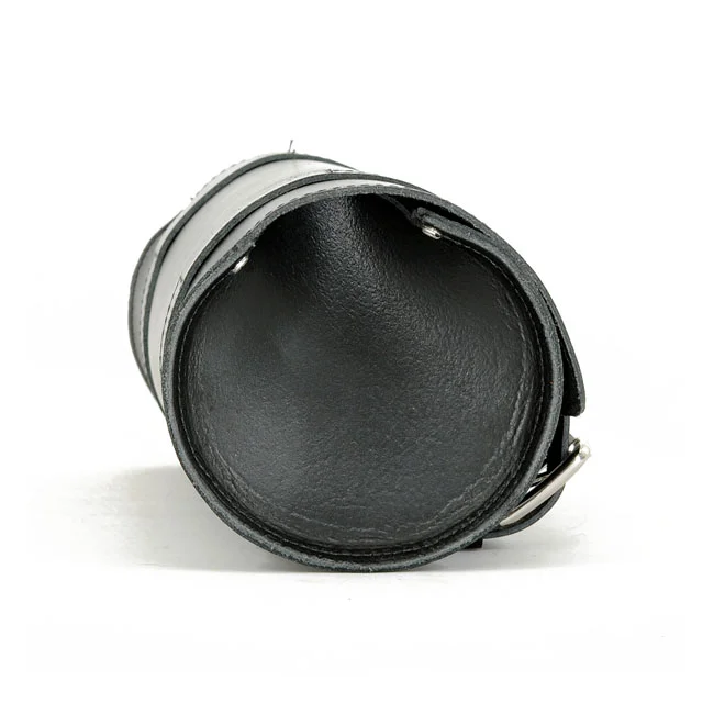 Longride Genuine leather tool roll 6.5L. Smooth black