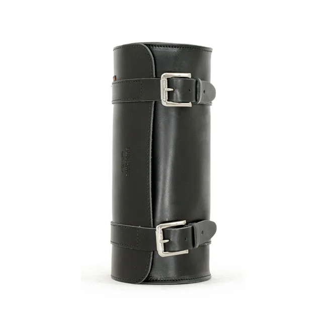 Longride Genuine leather tool roll 6.5L. Smooth black