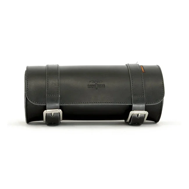 Longride Genuine leather tool roll 6.5L. Smooth black