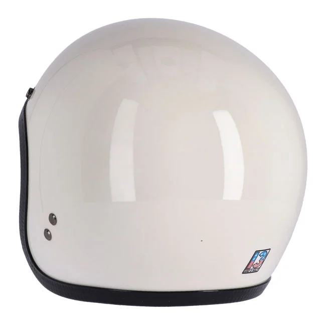 13 and a half company 1/2 Skull bucket helmet vintage white