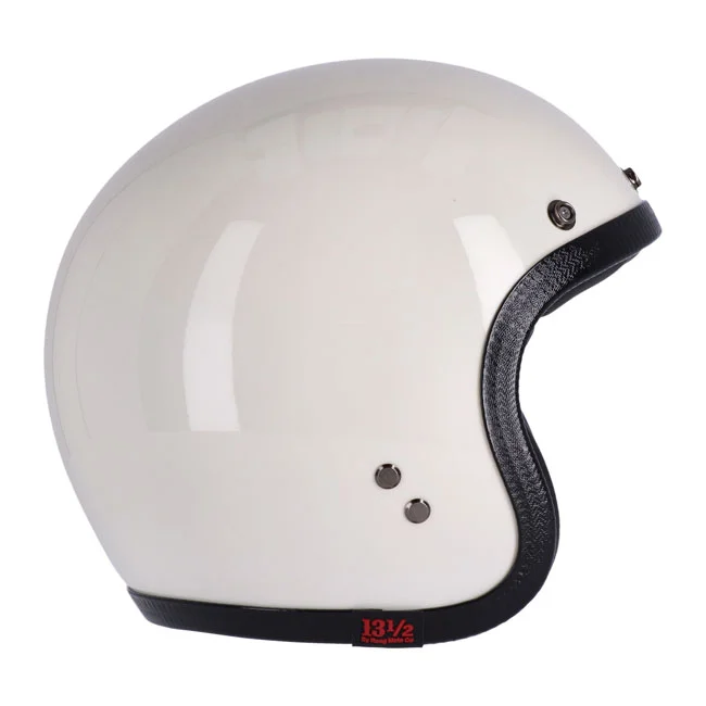 13 and a half company 1/2 Skull bucket helmet vintage white