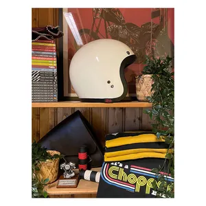 13 and a half company 13 1/2 Skull bucket helmet vintage white