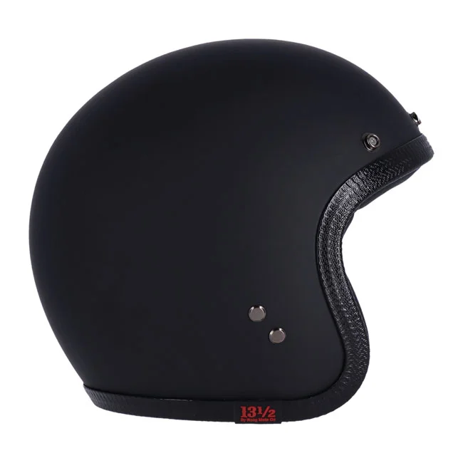 13 and a half company 1/2 Skull bucket helmet matt black