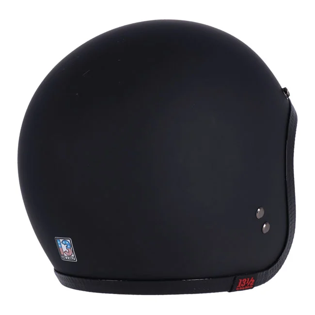 13 and a half company 1/2 Skull bucket helmet matt black