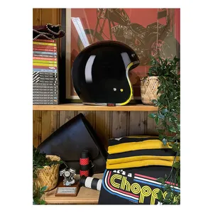 13 and a half company 13 1/2 Skull bucket helmet black