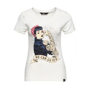 King Kerosin Queen Kerosin We Can Do It t-shirt off white