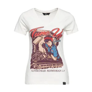 King Kerosin Queen Kerosin Tune Up t-shirt off white