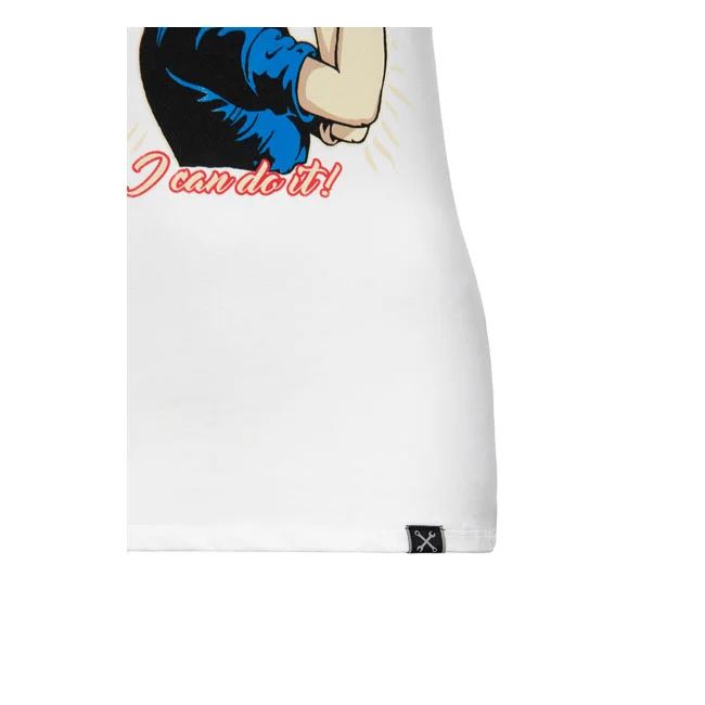 King Kerosin Queen Kerosin Motor Queen I Can Do It t-shirt off white