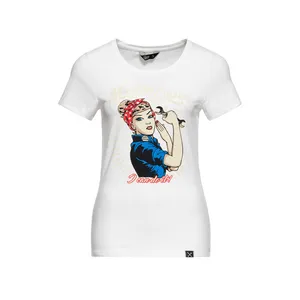 King Kerosin Queen Kerosin Motor Queen I Can Do It t-shirt off white