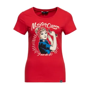 King Kerosin Queen Kerosin Motor Queen I Can Do It t-shirt red