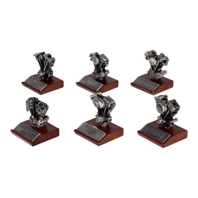 V-Twin Mfg Mfg, cast pewter motor model V-Twin engines