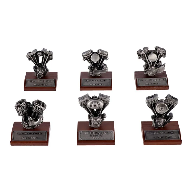 V-Twin Mfg Mfg, cast pewter motor model V-Twin engines