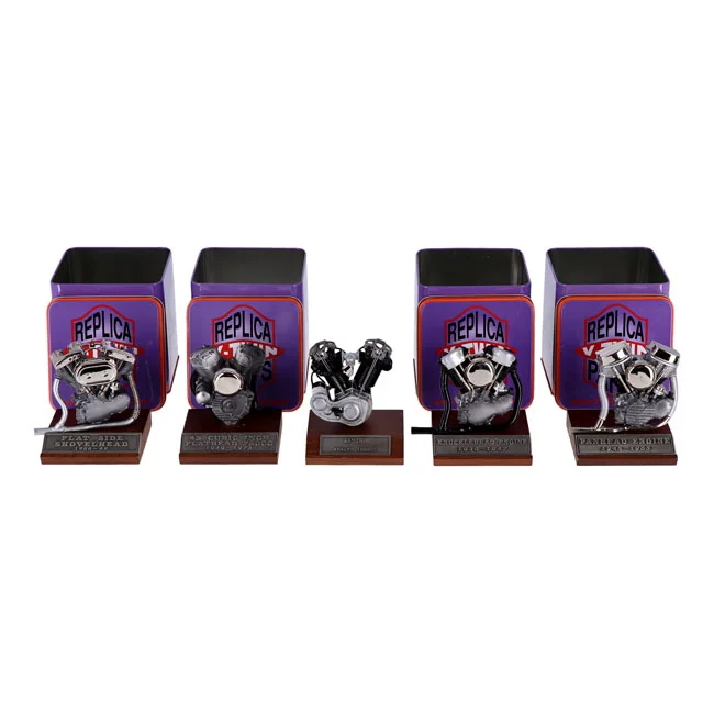 V-Twin Mfg Mfg, cast pewter motor model V-Twin engines