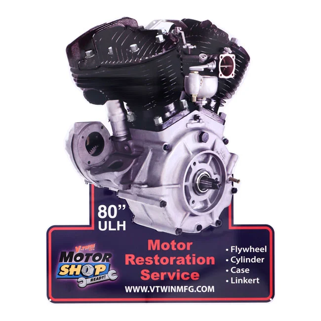 V-Twin Mfg Mfg, motor plaque V-Twin engine models
