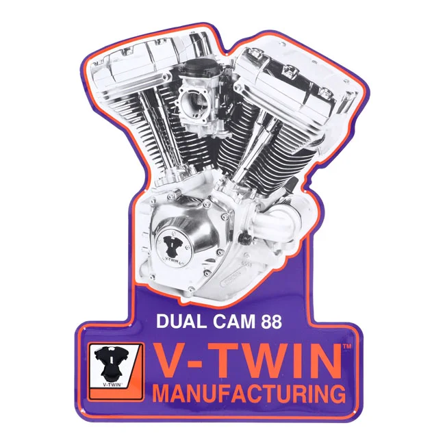 V-Twin Mfg Mfg, motor plaque V-Twin engine models