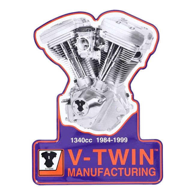 V-Twin Mfg Mfg, motor plaque V-Twin engine models