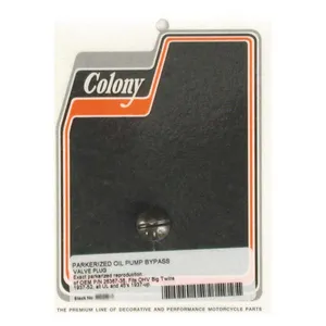 Colony Colony bypass plug, oil pump