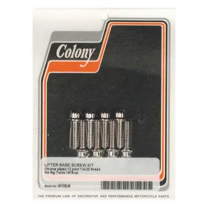 Colony Colony, tappet block mount kit. OEM style, chrome