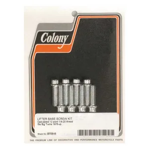 Colony Colony, tappet block mount kit, OEM style. Zinc