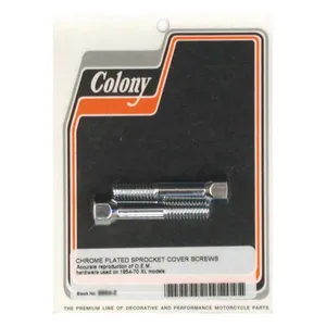 Colony Colony, sprocket cover mount kit. Chrome
