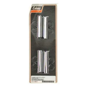 Colony Colony, 40-47 lower pushrod cover kit. Chrome