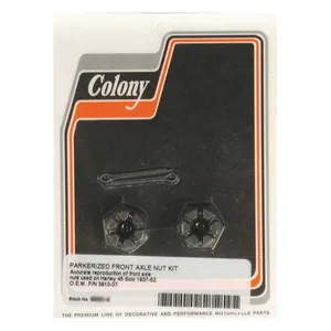 Colony Colony axle nut kit. Front