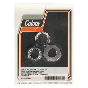 Colony Colony axle nut & washer kit