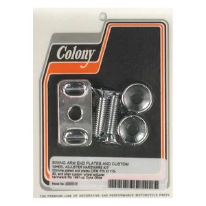 Colony Colony, axle adjuster kit. Chrome
