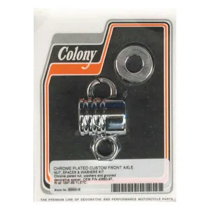 Colony Colony axle spacer kit front, grooved