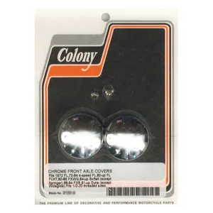 Colony front axle nut covers