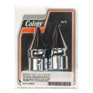 Colony Colony front axle nut covers