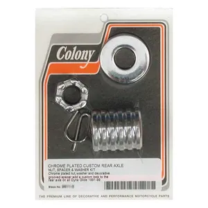 Colony Colony axle spacer kit rear, grooved