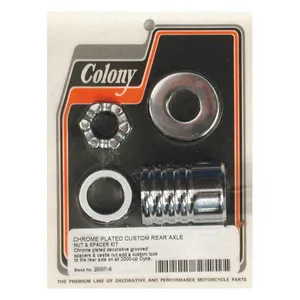 Colony Colony axle spacer kit rear, grooved