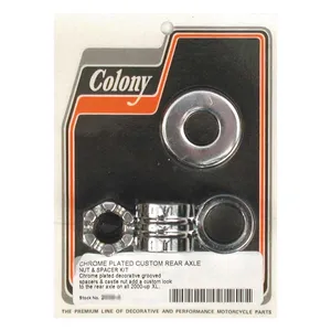 Colony Colony axle spacer kit rear, grooved