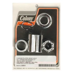 Colony Colony axle spacer kit rear, smooth