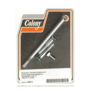 Colony Colony primary mount kit slotted head, chrome