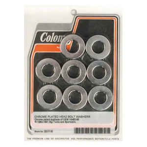 Colony Colony, head bolt washer set. Chrome