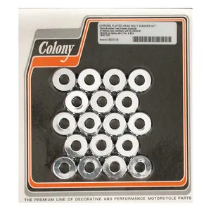 Colony Colony head bolt washer set. Chrome